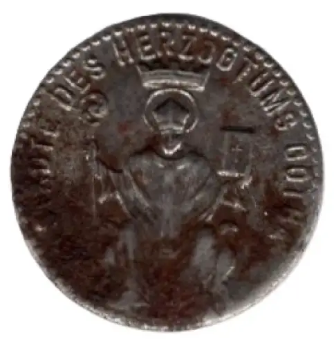 Gotha Herzogthum Kriegsnotgeld 2 Pfennig