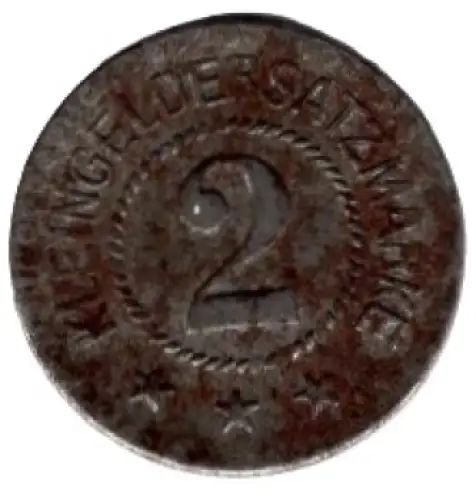G. & A. TH. Kleingeldersatzmarke 2 Pfennig um 1920