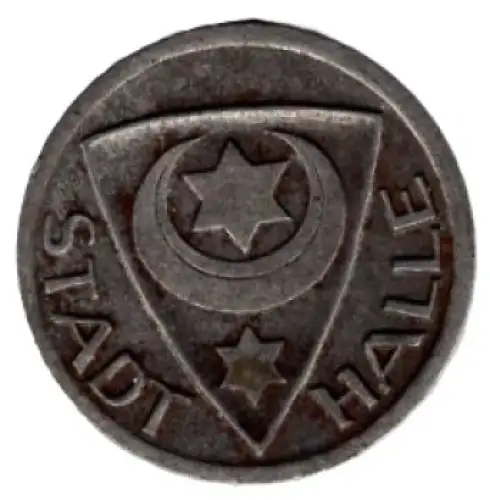 Halle Saale 10 Pfennig Notgeld 1920 Notmünze
