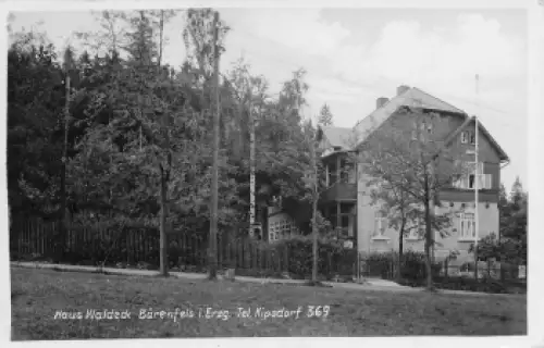 01773 Bärenfels Erzgebirge Haus Waldeck * um 1930