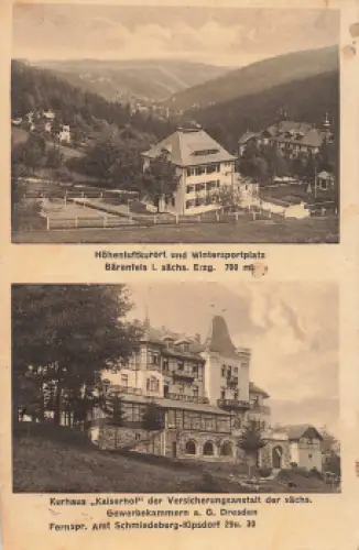 01773 Bärenfels Erzgebirge Kurhaus Kaiserhof o um 1930