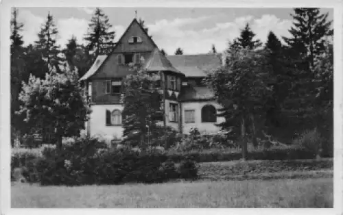 01773 Oberbärenburg Erzgebirge Haus Waldfrieden o 1954