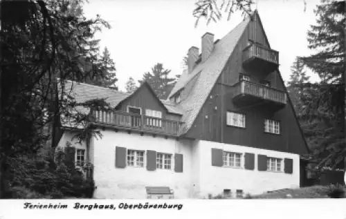 01773 Oberbärenburg Erzgebirge Ferienheim Berghaus * um 1950