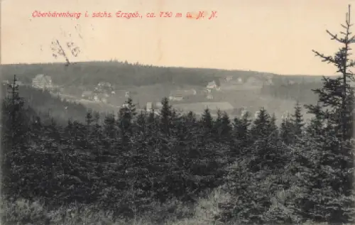 01773 Oberbärenburg Erzgebirge o 1914