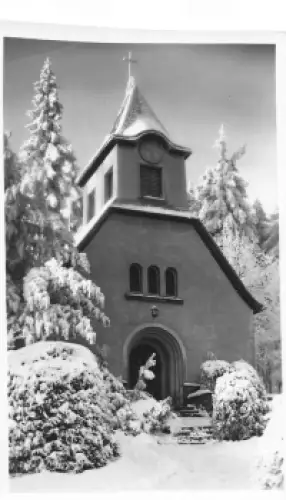 01773 Oberbärenburg Erzgebirge Waldkapelle * 1954