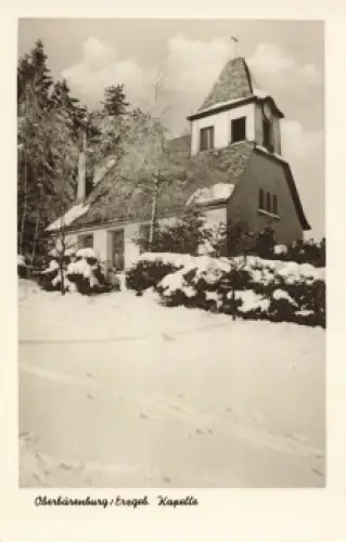 01773 Oberbärenburg Erzgebirge Waldkapelle * 1953