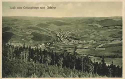 01778 Geising Erzgebirge vom Geisingberg * 1928