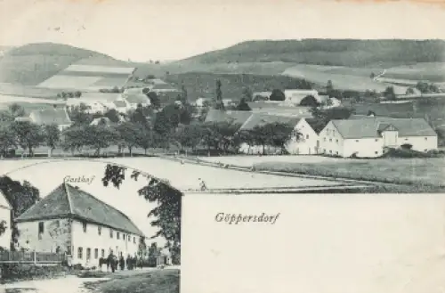 01819 Göppersdorf Gasthof Bahretal o 1924