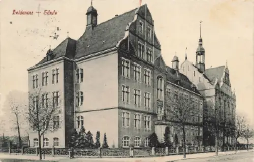 01809 Heidenau Sachsen Schule o 1915