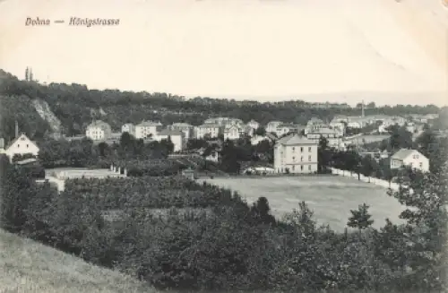 01809 Dohna Sachsen Königstrasse * um 1910