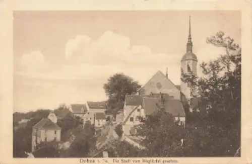 01809 Dohna Sachsen o 1917