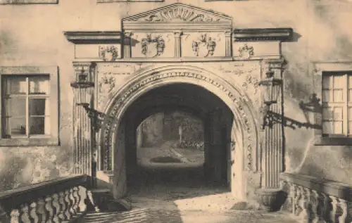 01809 Weesenstein Müglitztal o 1940 Heimatschutzpostkarte