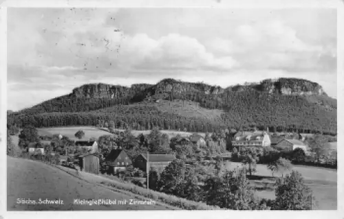 01814 Kleingießhübel Sächsische Schweiz mit Zirnstein o 1935
