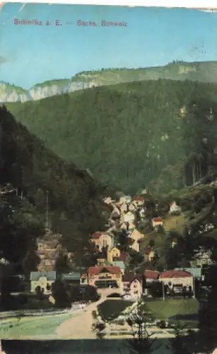 01814 Schmilka Sächsische Schweiz o um 1920