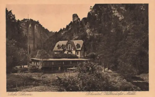 01814 Waltersdorfer Mühle Sächsische Schweiz * um 1930