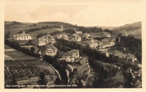 01816 Bad Gottleuba Gesamtansicht Sanatorium der SVA * 1954