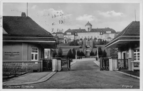 01816 Bad Gottleuba Heilstätte Eingang o 1934