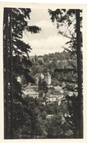 01816 Bad Gottleuba Blick zur Kirche * 1953