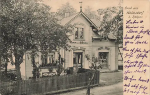 01833 Helmsdorf Stolpen Pension Emma verw. Hofmann o 1912