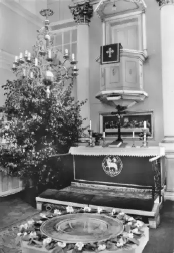 01833 Langenwolmsdorf Stolpen Kirche gebraucht 1973