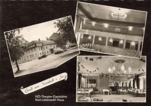 01844 Neustadt Sachsen HO-Theater Gaststätte Karl Liebknecht Haus * 1961