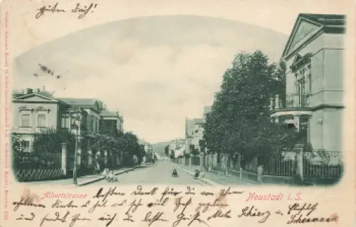 01844 Neustadt Sachsen Albertstrasse o 1902