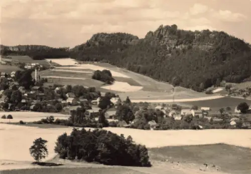 01824 Papstdorf Sächsische Schweiz Druckgenehmigung * 1963 Hanich1554