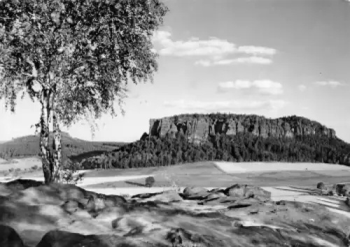 01824 Pfaffenstein Kletterfelsen Sächsische Schweiz * 1975 Hanich2217