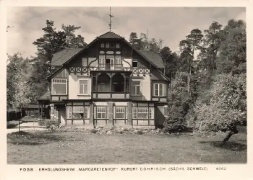 01824 Gohrisch FDGB Erholungsheim "Margaretenhof" o 1966