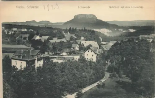 01824 Gohrisch mit Lilienstein Sächsische Schweiz * um 1930