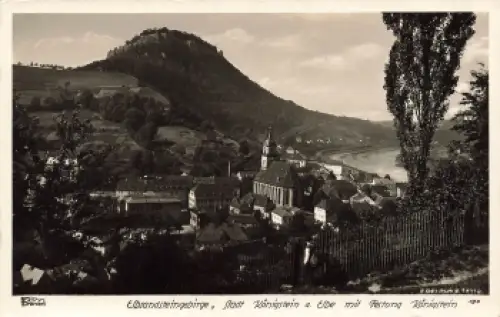 01824 Königstein Sächsische Schweiz o 1941 Hahn-Foto17112