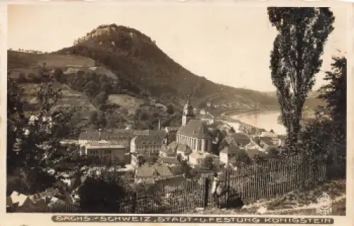 01824 Königstein Sächsische Schweiz o 1932 Hahn-Foto190