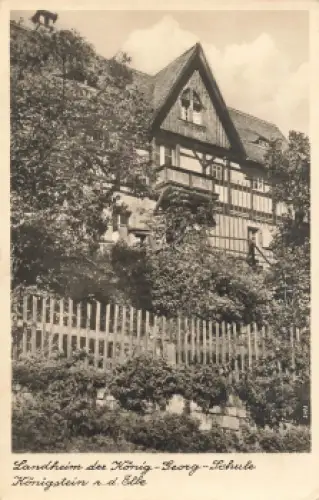 01824 Königstein Landheim der König Georg Schule Sächsische Schweiz * 1931