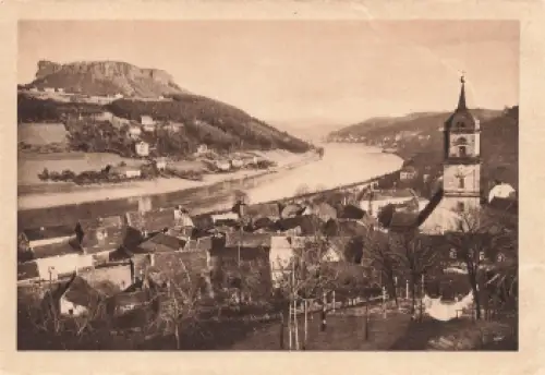 01824 Königstein Sächsische Schweiz WHW Karte 1932