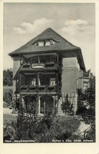 01824 Rathen Haus "Margaretenhöhe"  Sächsische Schweiz o 1936