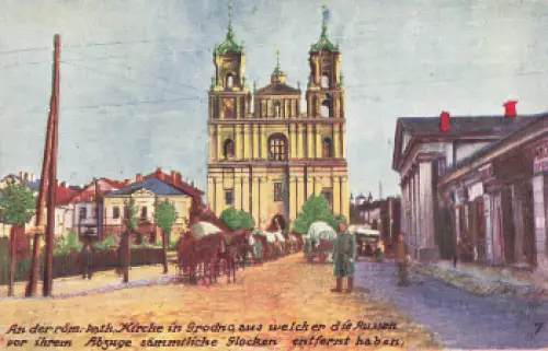 Grodno Hrodna Belarus Kirche * um 1916
