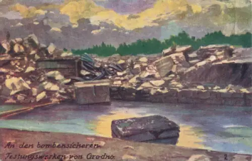 Grodno Hrodna Belarus Festung * um 1916