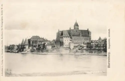 Marienburg Schloss Westpreußen Malbork * um 1900