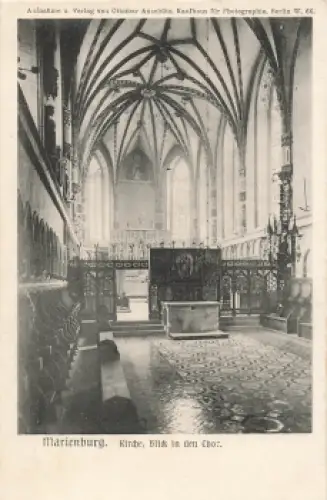 Marienburg Schloss Westpreußen Malbork * um 1900
