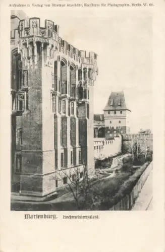 Marienburg Schloss Westpreußen Malbork * um 1900
