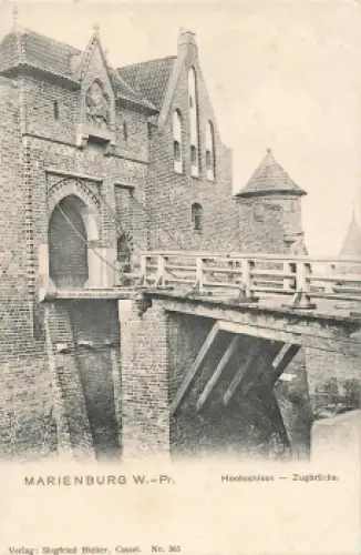 Marienburg Schloss Westpreußen Malbork * um 1900