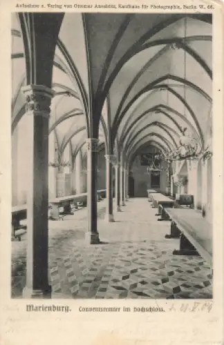Marienburg Schloss Westpreußen Malbork o 1904