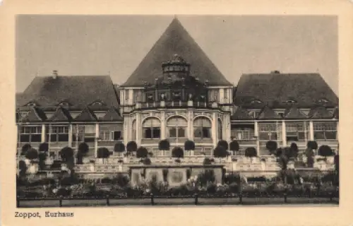 Zoppot Kurhaus Pommern Sopot * 1920