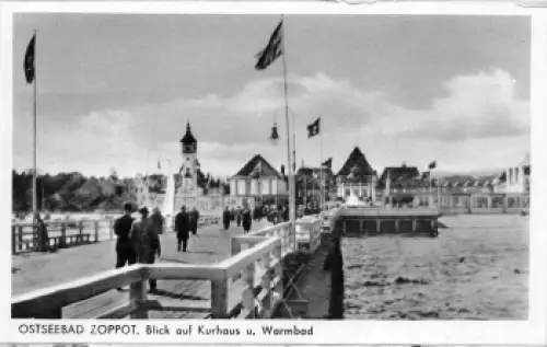 Zoppot Kurhaus und Warmbad Pommern Sopot * 1930