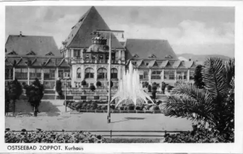 Zoppot Kurhaus Pommern Sopot * 1930