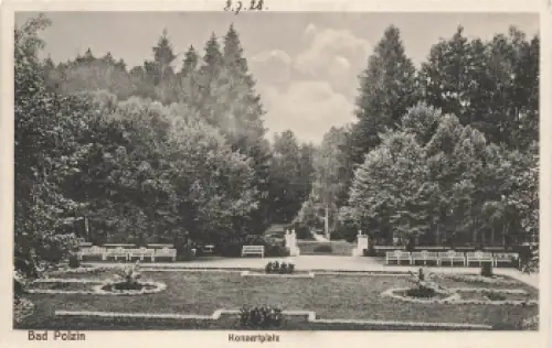 Bad Polzin Konzertplatz Pommern Połczyn-Zdrój * 1928