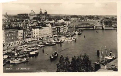 Stettin Am Bollwerk Pommern Szczecin o 1940