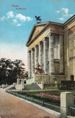 Posen Theater Poznan o 1919