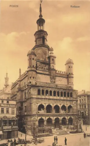 Posen Rathaus Poznan * um 1910