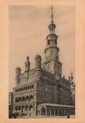 Posen Rathaus Poznan Winterhilfswerk des Deutschen Volkes WHW 1933/34